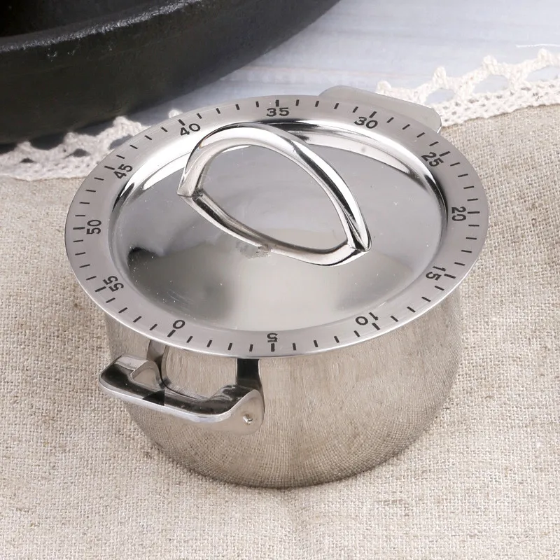 Новинка 2017 кухонный таймер из нержавеющей стали высококлассная Механическая