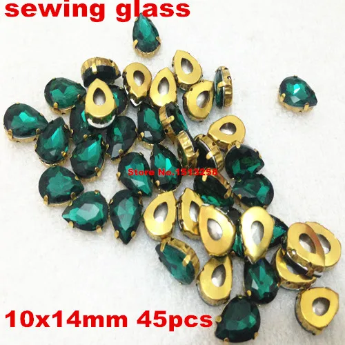 Кристаллы в форме груши 10 х14 мм 45 шт./лот | Украшения и аксессуары