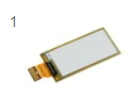 Waveshare 212x104, 2,13 дюймовый гибкий E-Ink raw дисплей, черный/белый цвет, SPI интерфейс, без PCB, для Raspberry Pi 2B/3B/Zero W