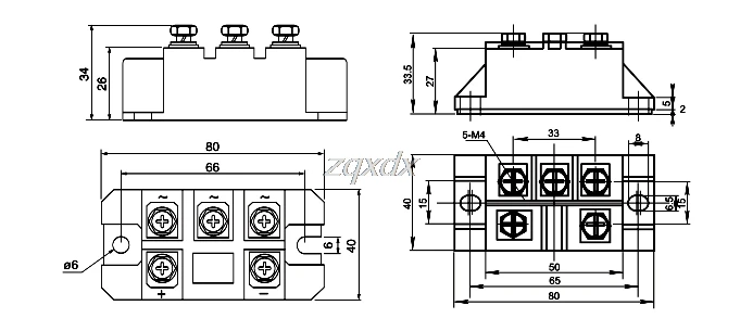 MDS 150A 1600V трехфазный диодный выпрямительный мост плата модуля MDS150A R09 оптовая