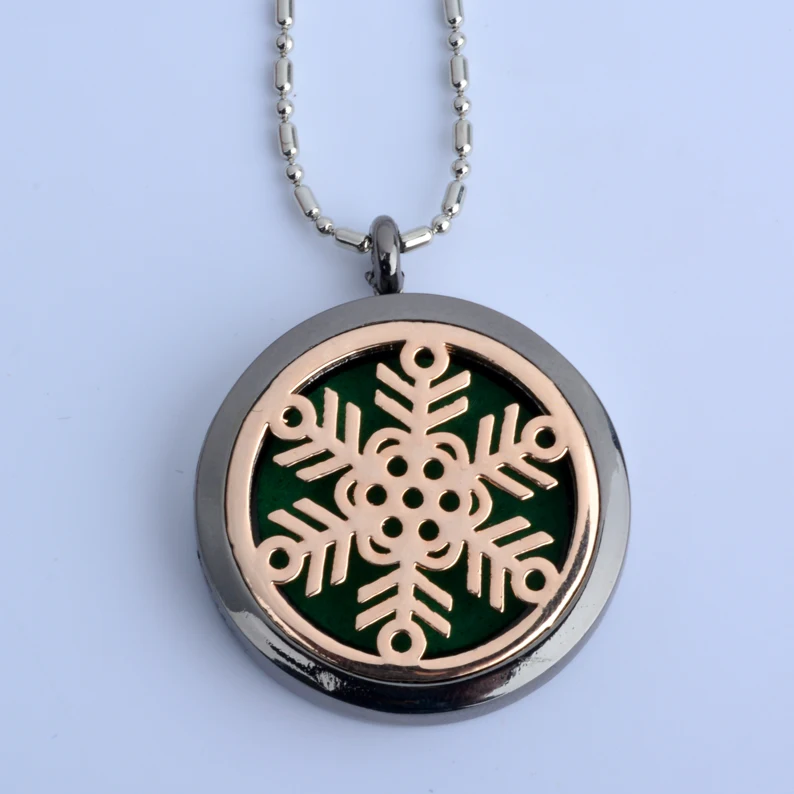 1 шт. подарок подруге круглый снежный цветок (30 мм) диффузор парфюмерный для