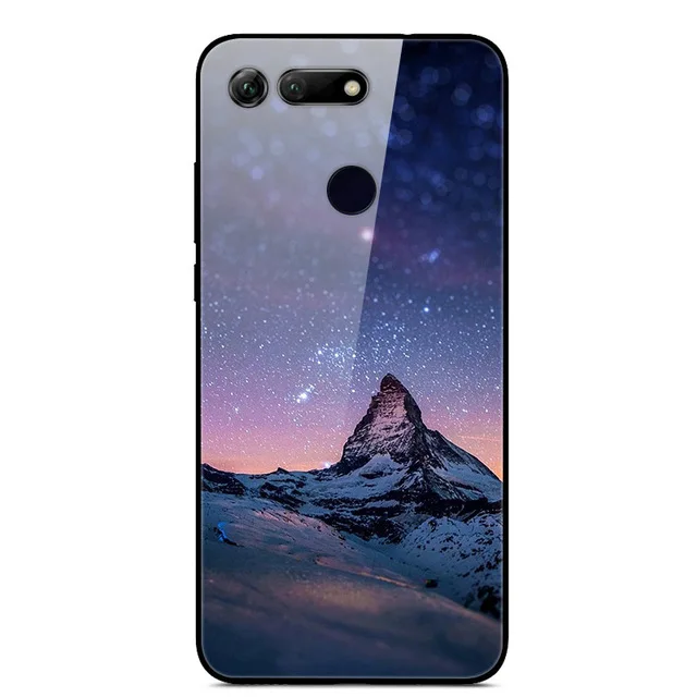 10 Для huawei Honor V20 чехол из стекла модный жесткий чехол для телефона для huawei Honor View 20 чехол View 20 V 20 закаленное мягкое бампер Honorv20 - Цвет: 10
