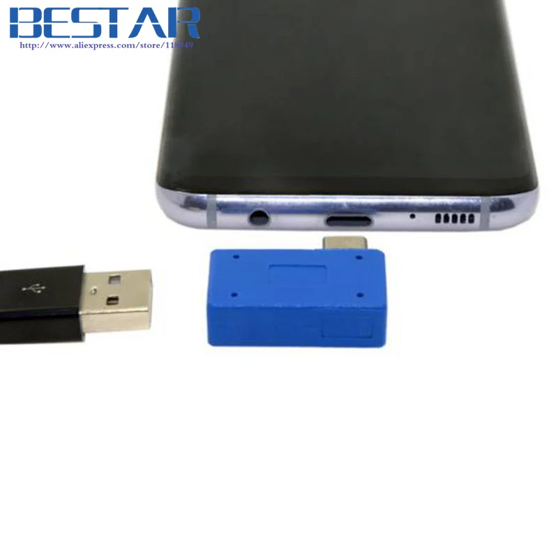 Прямоугольный 90 градусов USB 3 1 type c C Type папа к 0 A Женский OTG адаптер Коннектор