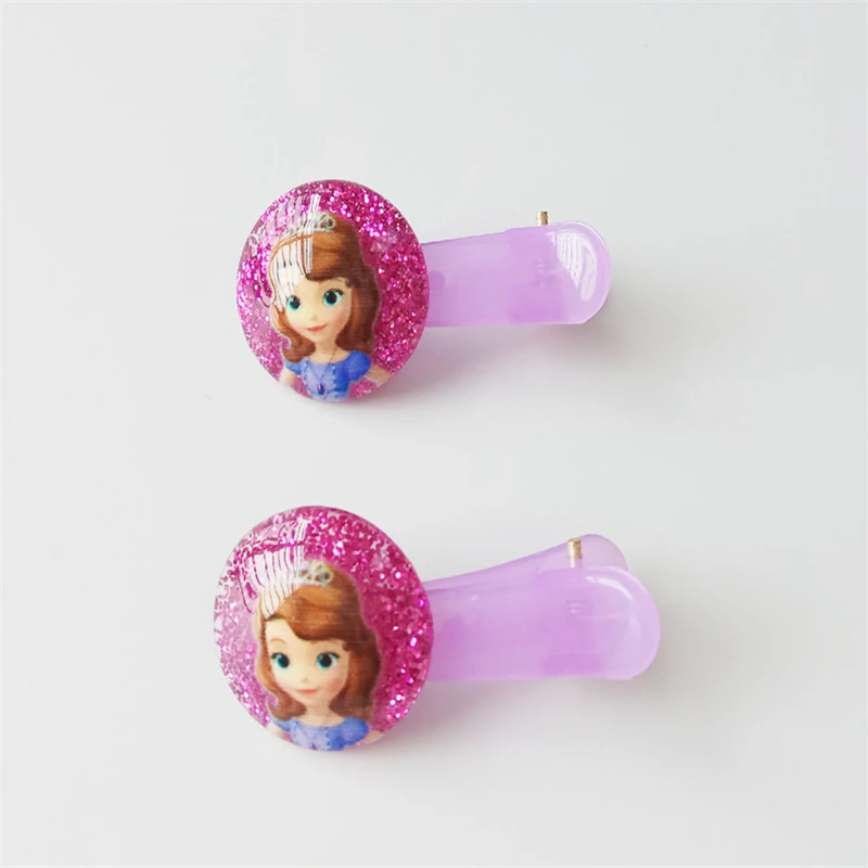 2 шт. disney Мультфильм Замороженные заколка для детей головы веревку Эльза головной убор кольцо для волос куклы аксессуары для девочек подарок на день рождения косметическая игрушка