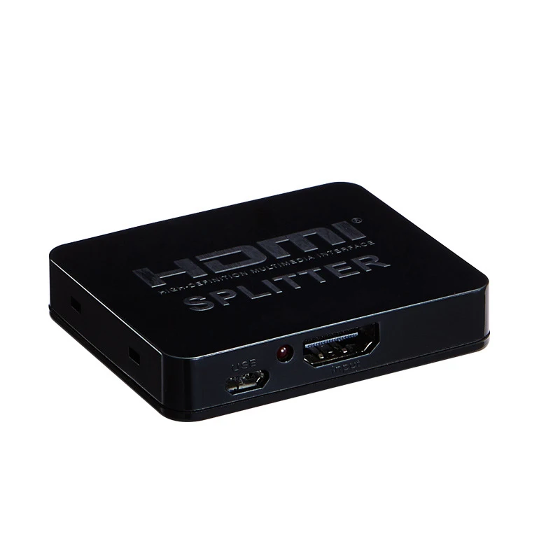 Новый hdmi сплиттер 1x2 усилитель 1080P видео для HDTV DVD PS3 с розничной коробкой