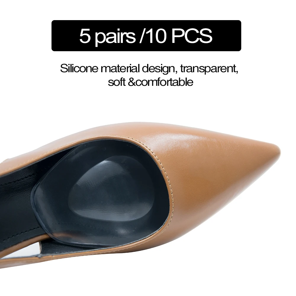 1 пара женская прозрачная эластичная гелевая передний Отдел стопы силиконовая