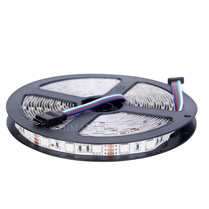 Toika 10 шт. 5 м RGB Светодиодная лента Гибкая SMD5050 IR 44 клавиши светодиодная Диодная