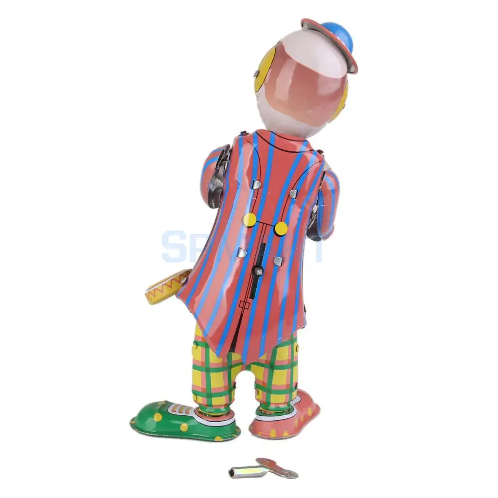 Барабанный клоун игрушка в стиле ретро цирк робот подарок | Игрушки и хобби