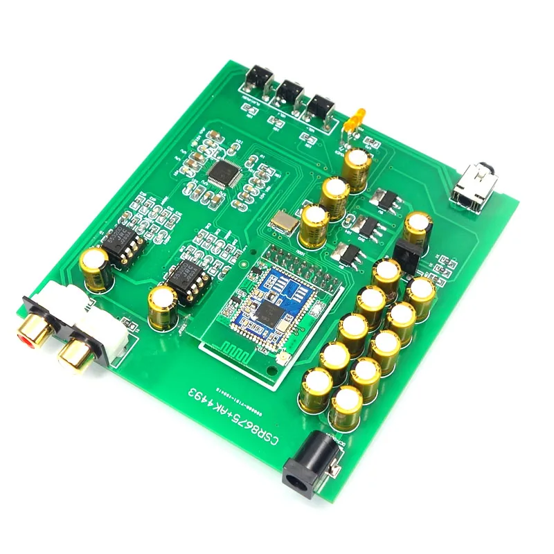 KYYSLB DC12V усилитель CSR8675 Bluetooth 5,0 декодер ЦАП Поддержка APTX HD AK4493EQ супер ES9038 полностью алюминиевая готовая машина