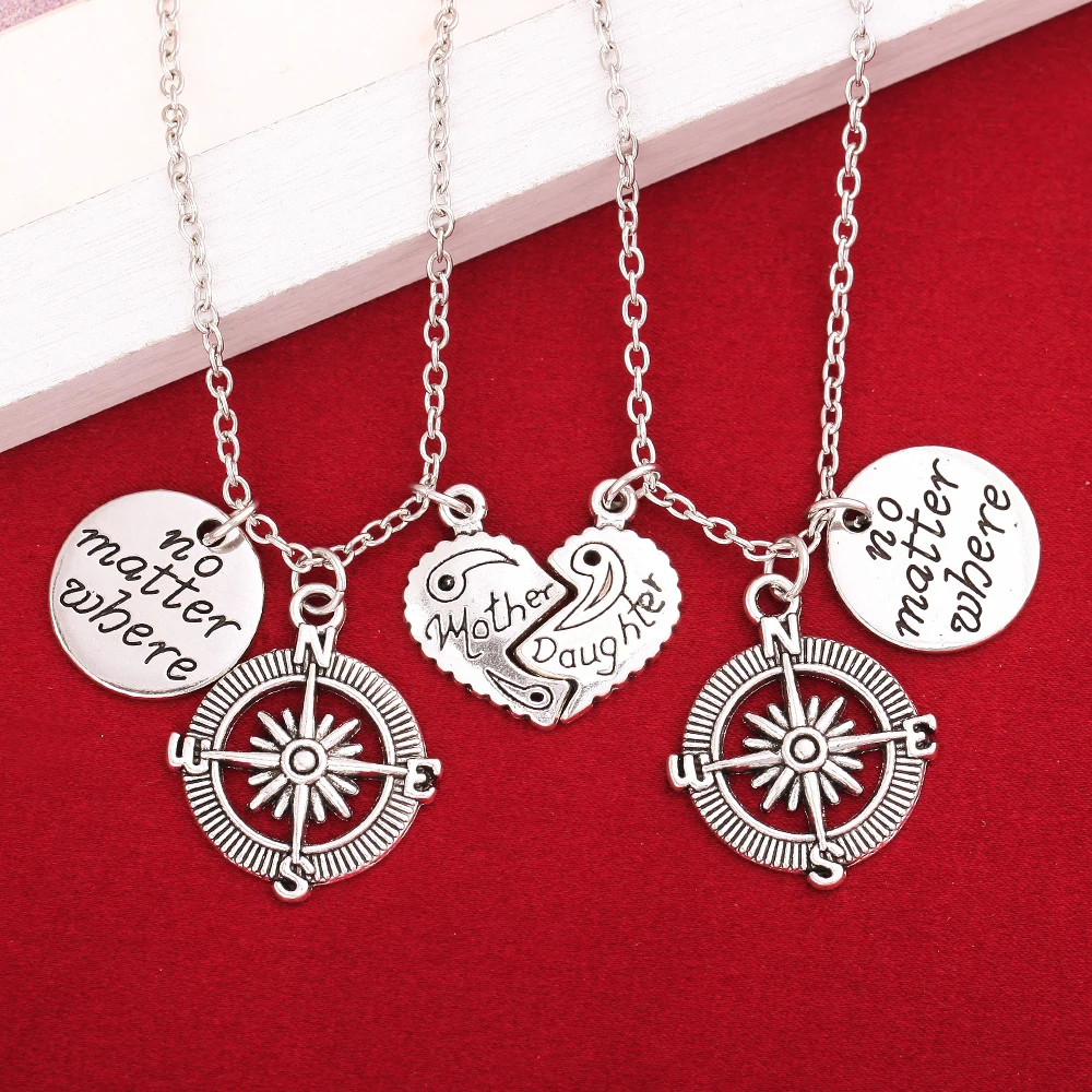 Двойное ожерелье для матери и дочери независимо от того где товар 2 половины