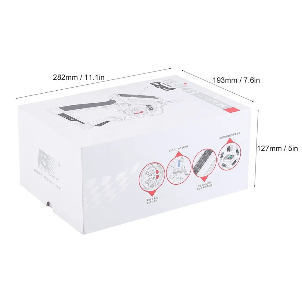 Flysky FS-IT4S AFHDS 2 2,4G 4CH RC пульт дистанционного управления передатчик поставляется с датчиками-обновленная версия FS IT4