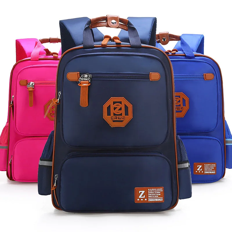 Водонепроницаемые школьные рюкзаки для начальной школы для девочек и мальчиков, ортопедические школьные портфели