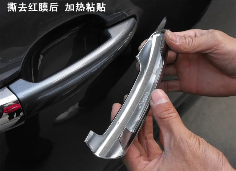 Крышка автомобильной дверной ручки крышка для Peugeot 308 ABS хромированные