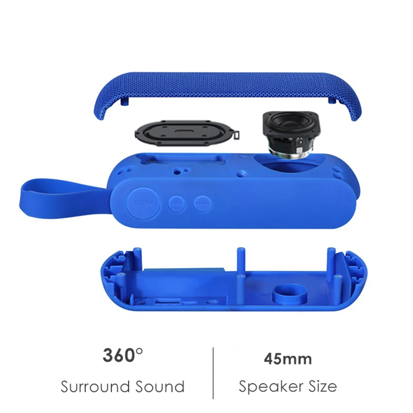 2018 уличный портативный Bluetooth V4.2 динамик беспроводной сабвуфер TF карта USB диск MP3