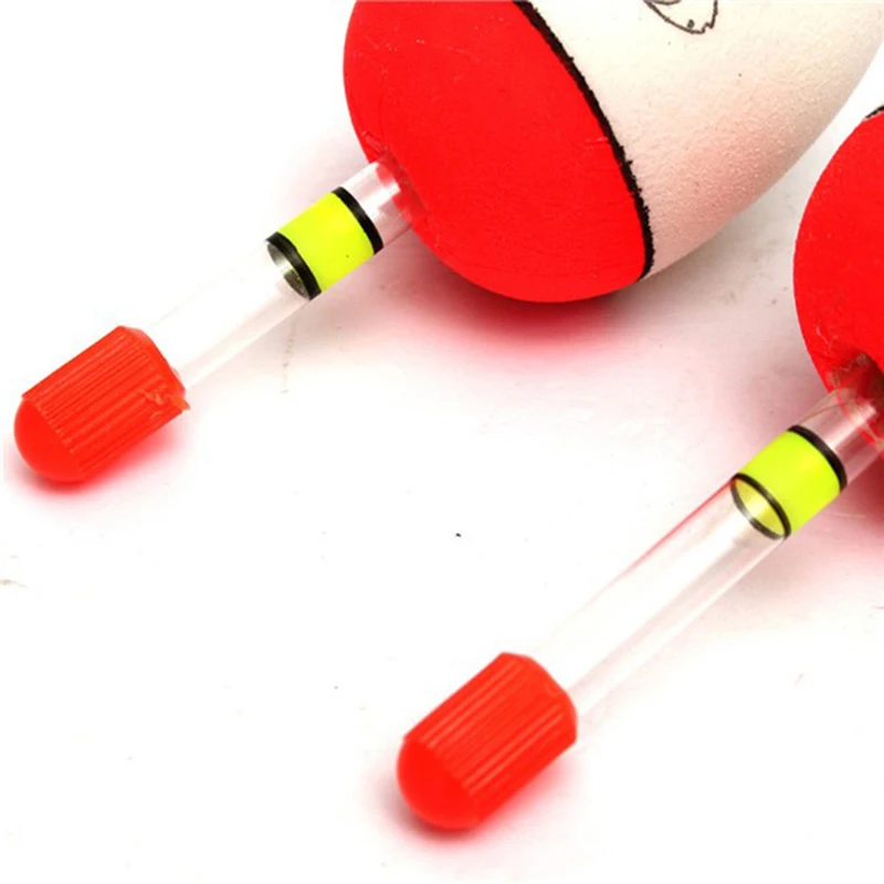 8 шт./лот рыболовный поплавок из ЭВА + 10 шт. светящиеся палочки для рыбалки длинное