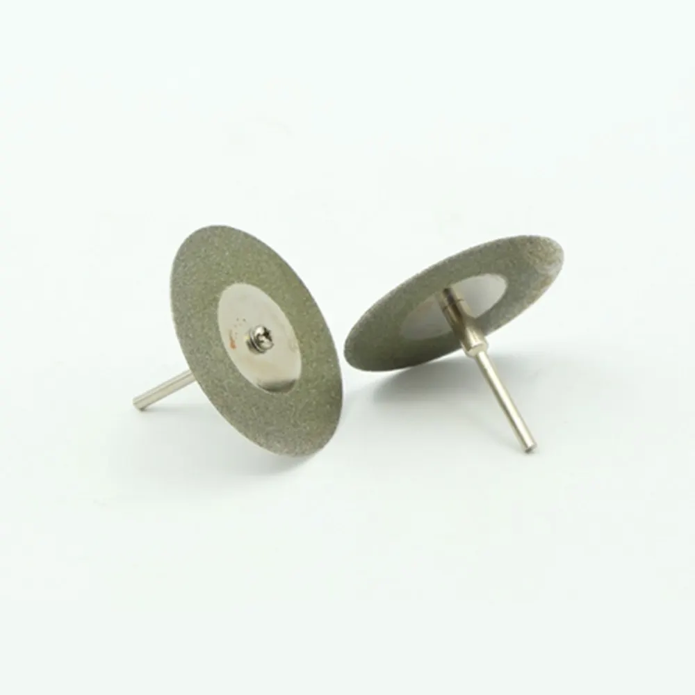 

10pcs 25mm Diamond Cutting Discs Electric Dremel Grinder tool Grinding circles Rotary Blades Cutting Wheel Slice with 2 Mandrels
