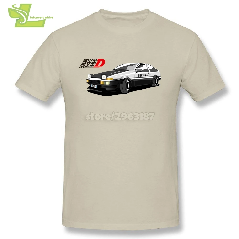 Initial D AE86 Футболка с принтом Автомобиль рубашки для девочек-подростков футболка