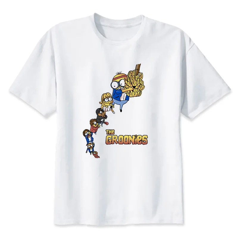 Мужская футболка с коротким рукавом в стиле аниме|men tops|goonies t shirtt-shirt men |