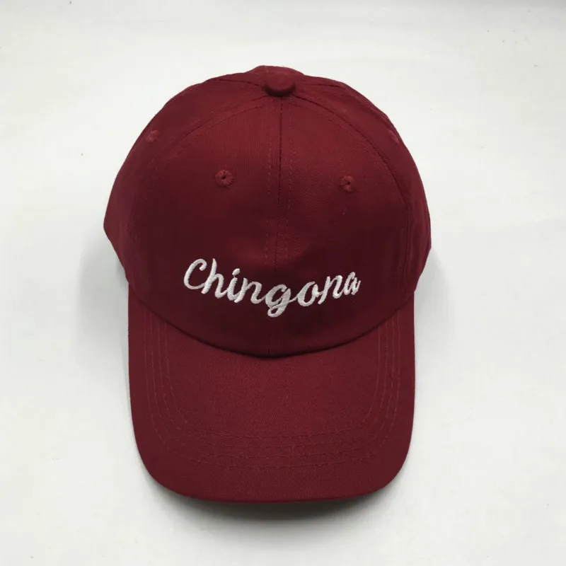 Женская хлопковая бейсболка Chingona уличная с вышивкой в стиле хип хоп Кепка