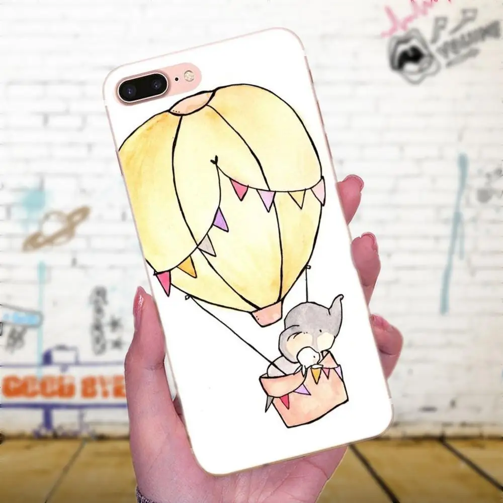 Мультфильм милый слон и кролик Минни для LG Nexus 5 5X G2 G3 mini spirit G4 G5 G6 K4 K7 K8 K10 2017 V10 V20 V30