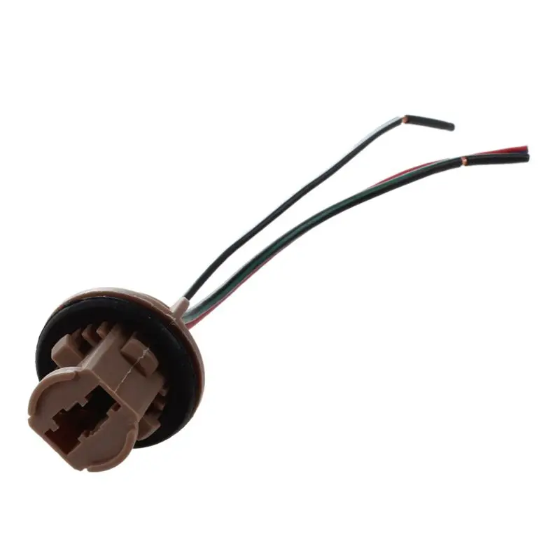 2 Pcs T20 7443 LED Bulb Brake Signal Light Socket gray | Автомобили и мотоциклы