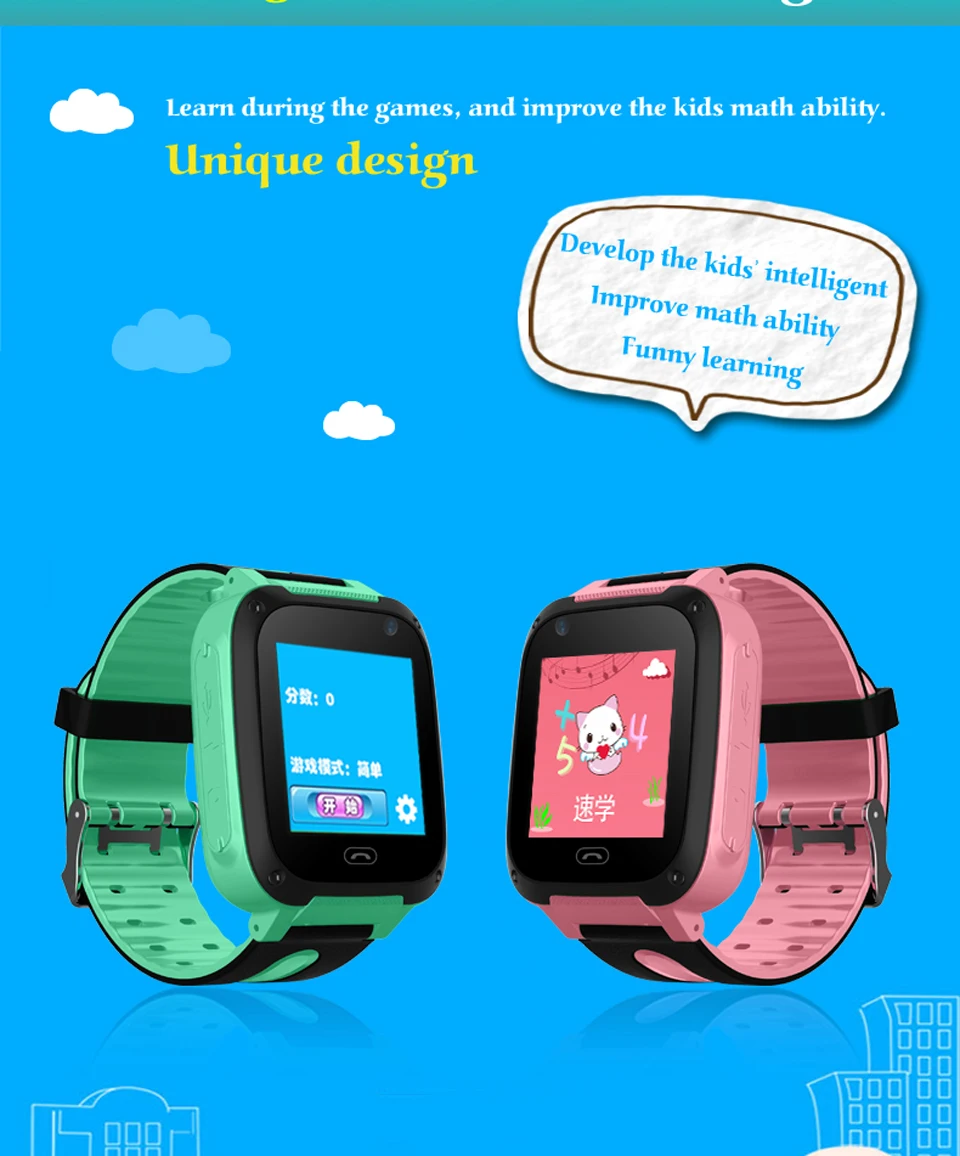 Смарт трекер детские часы Детские наручные Q528 Q9 детская камера SOS Вызов Smartwatch для
