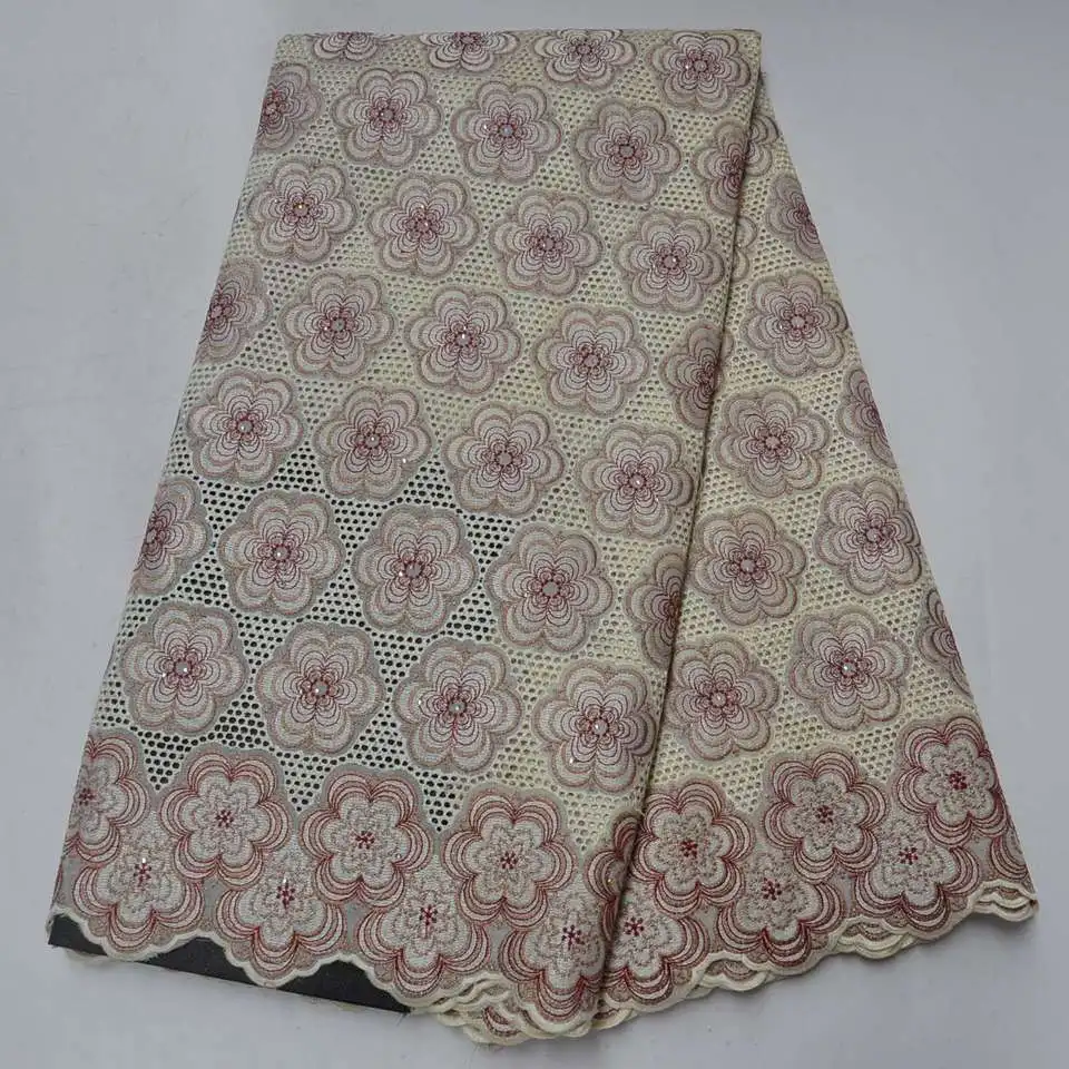 Последняя нигерийская кружевная ткань высокого качества 2018 африканская с камнем