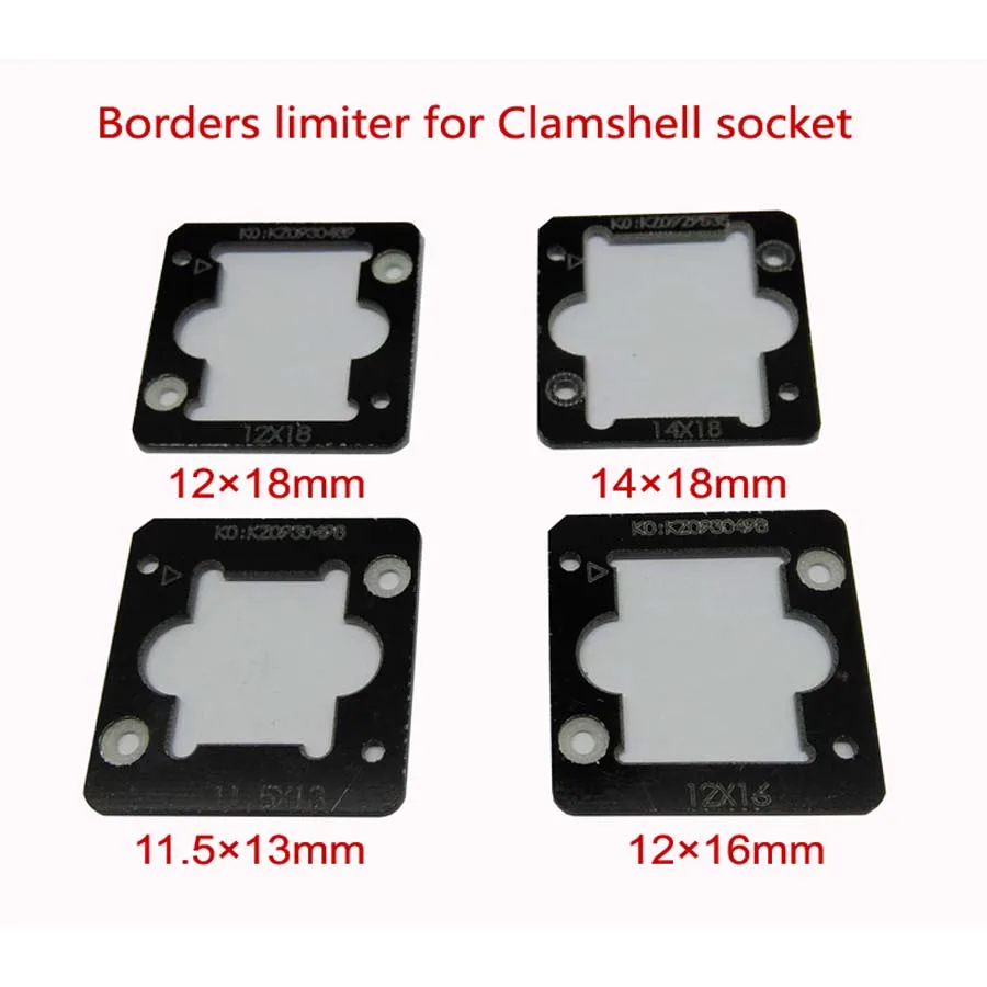 1 шт. eMMC/eMCP тестовая розетка граница ограничитель направляющая рамка размер 12x18 мм