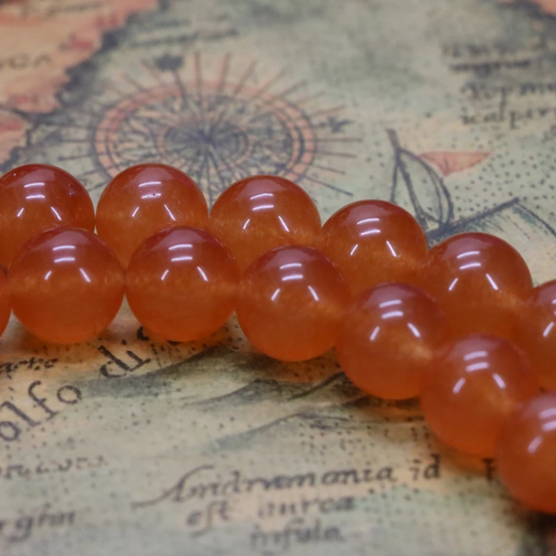 

Очаровательные оранжевые хрустальные халцедоны 12 мм круглые свободные бусины DIY камень ювелирные аксессуары подходит для изготовления диз...