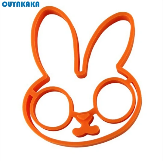 Горячие завтрак силиконовые кролик сова череп жареное яйцо омлет формы для