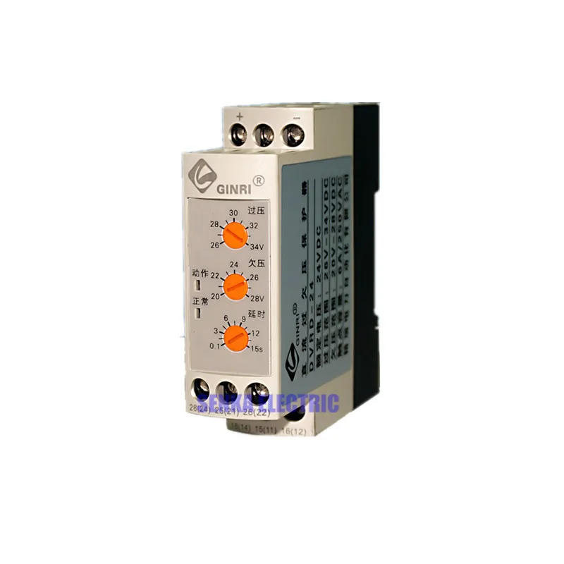 DVRD защита от повышенного напряжения Защита от перепада напряжения постоянного тока, светодиодный релейный двигатель, защита от перенапряжения 12 В постоянного тока 24 В постоянного тока 36 В постоянного тока 48 в