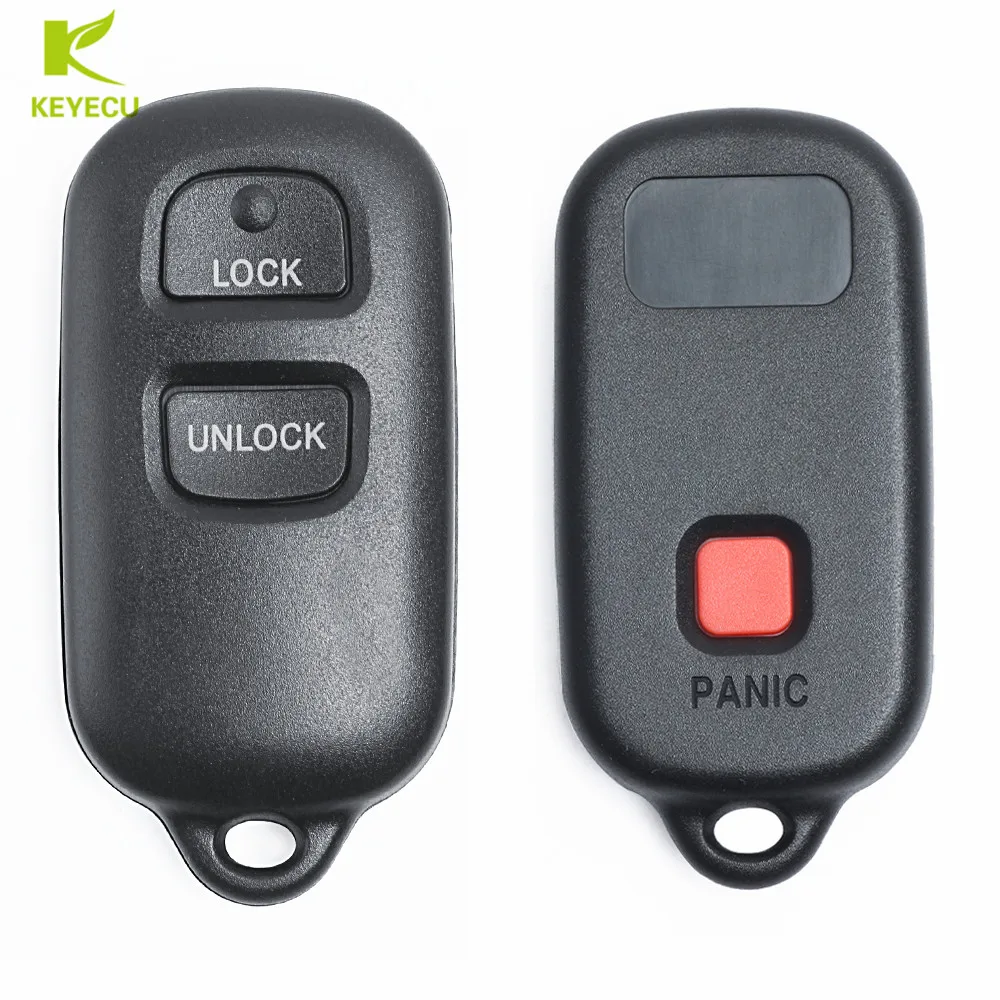 KEYECU 2 шт. новая Замена дистанционного ключа оболочки + 1 кнопка для Toyota Highlander 2001 2002