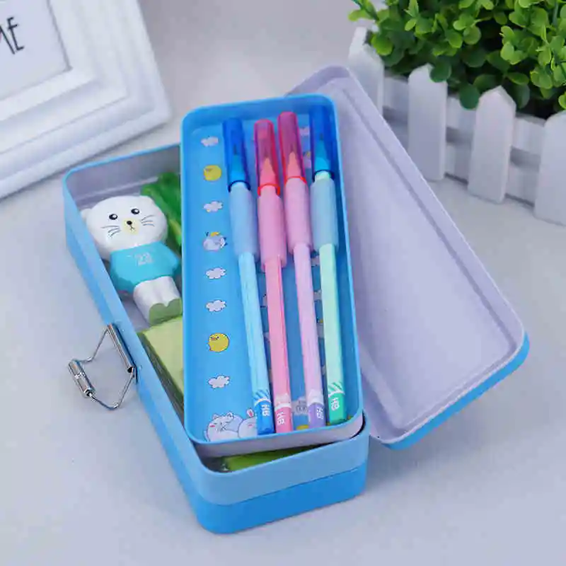 DELI estuche escolar ученики кавайный чехол для карандаша многофункциональный большой емкости Пенал для студентов канцелярский чехол s школьные принадлежности