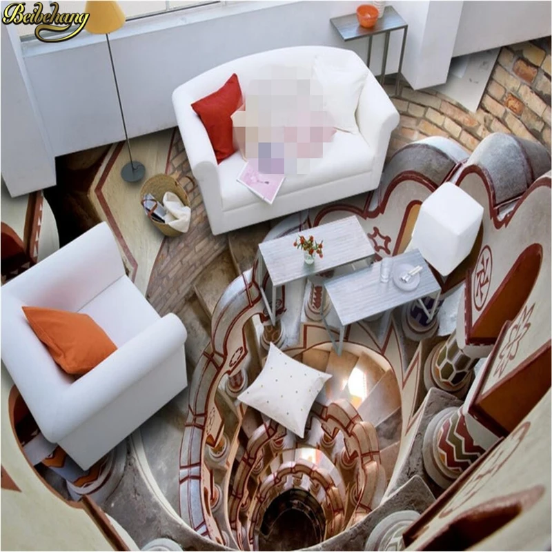 Фотообои beibehang на заказ напольные обои супер крутые трехмерные картины фрески
