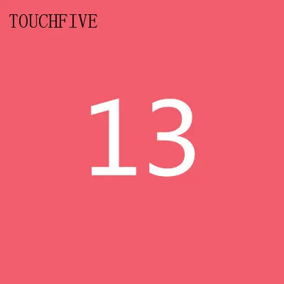 13 1 шт. TouchFive на выбор, 168 цветов, маркеры для эскизов, маркеры на спиртовой основе, набор цветных маркеров, товары для рукоделия, ручка для школы - Цвет: 13