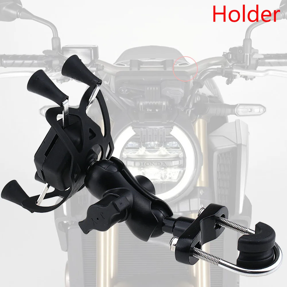 Держатель телефона USB Зарядное устройство для SUZUKI GSXR600 GSXR750 GSXR1000 HAYABUSA GSXR 600/750/1000 мотоцикл gps навигации кронштейн - Цвет: X-3