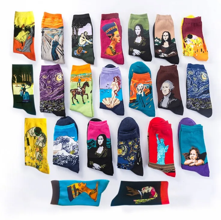 Горячая Звездная ночь ретро для женщин Личность книги по искусству Ван Гог