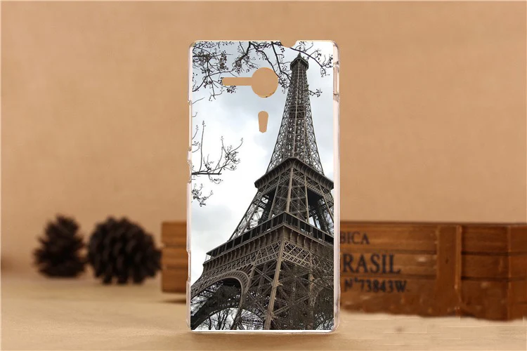 Diy 3d чехол с рисунком Эйфелевой башни для Sony Xperia SP M35h | Мобильные телефоны и