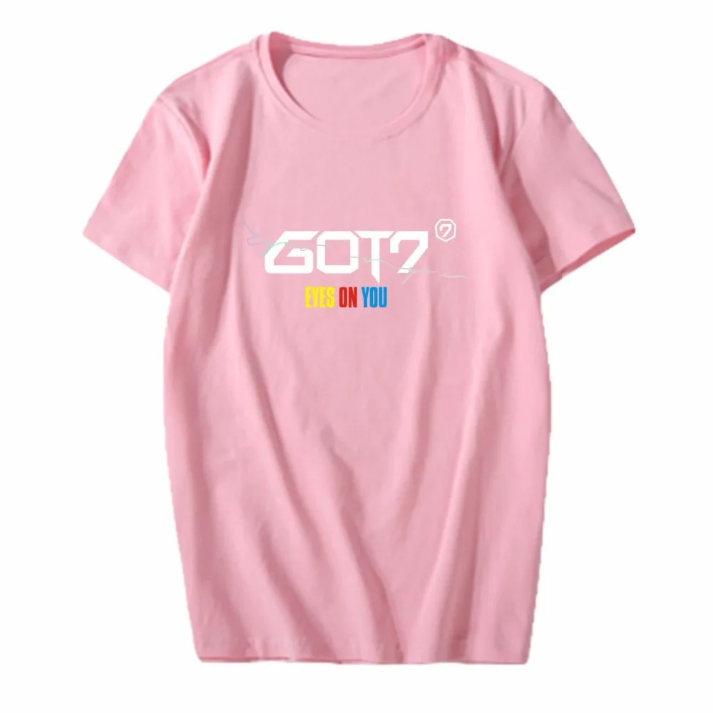 KPOP GOT7 EYES ON YOU Мужская Футболка Джексон Марк с коротким рукавом футболки унисекс