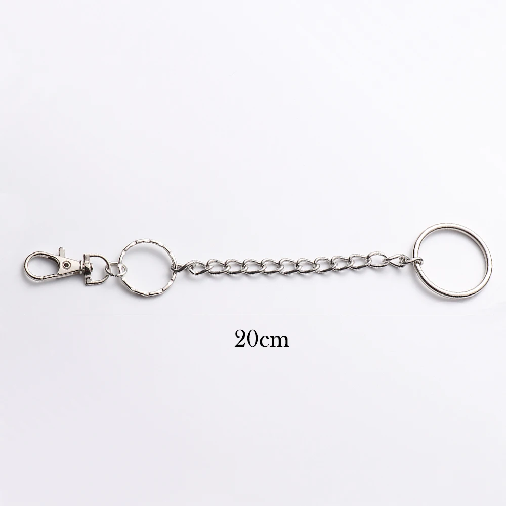1 шт. Брелки 20 см длинное металлическое большое кольцо в стиле рок/панк модные