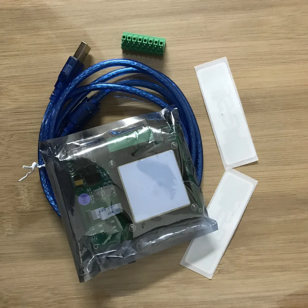PR9200 чип настольный USB UHF RFID считыватель писатель 3 м длинный диапазон uhf модуль с