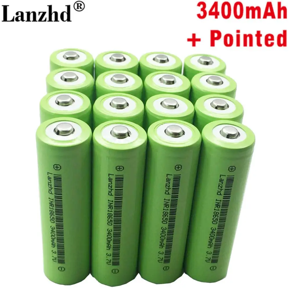 24 шт. 18650 батарея VTC7 3,7 V 3400mAh литий-ионная 30A разрядная аккумуляторная батарея 18650 для samsung US18650VTC7 остроконечные батареи