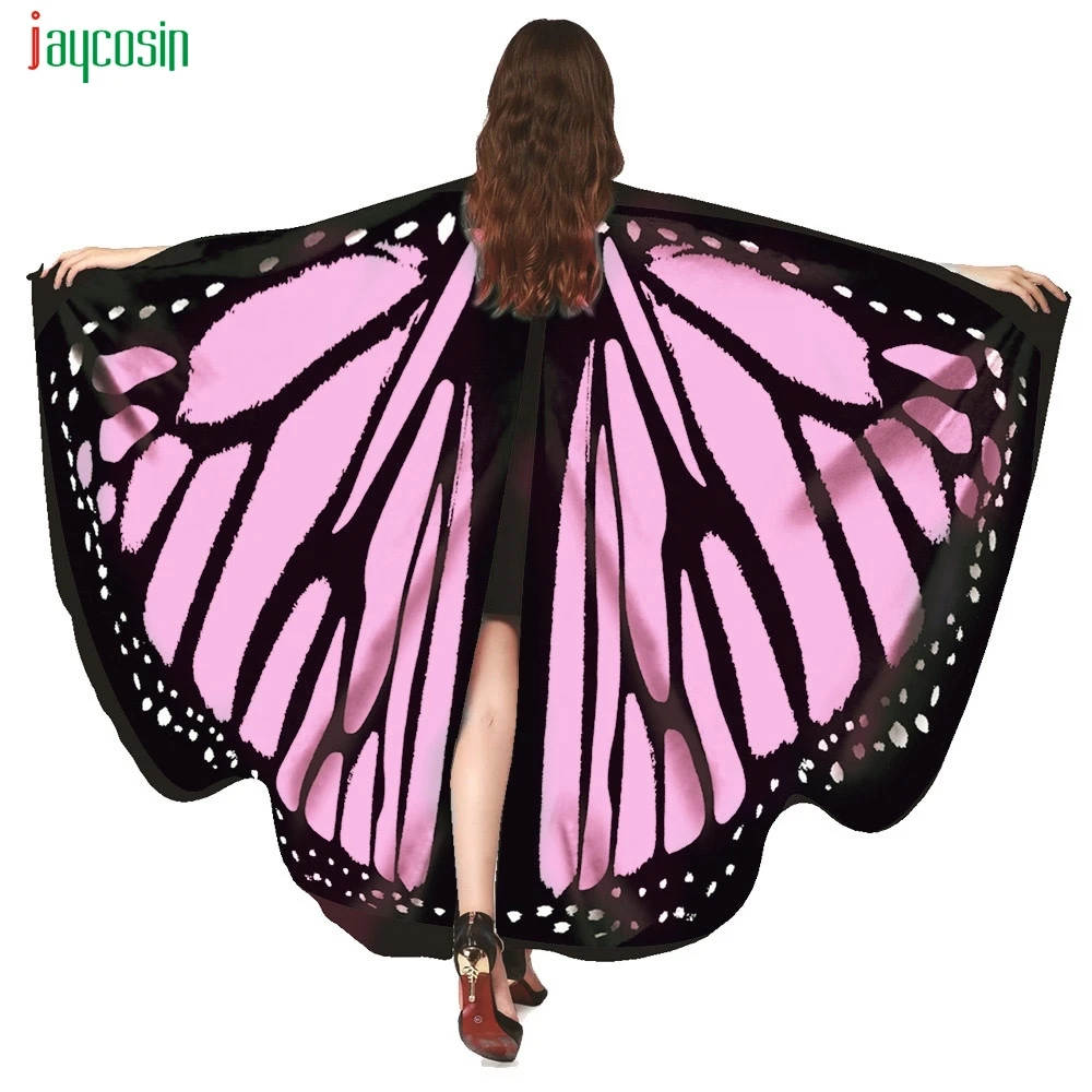 Jaycosin Женская Бабочка крыло шаль шарфы женские Nymph Pixie пончо костюм аксессуар