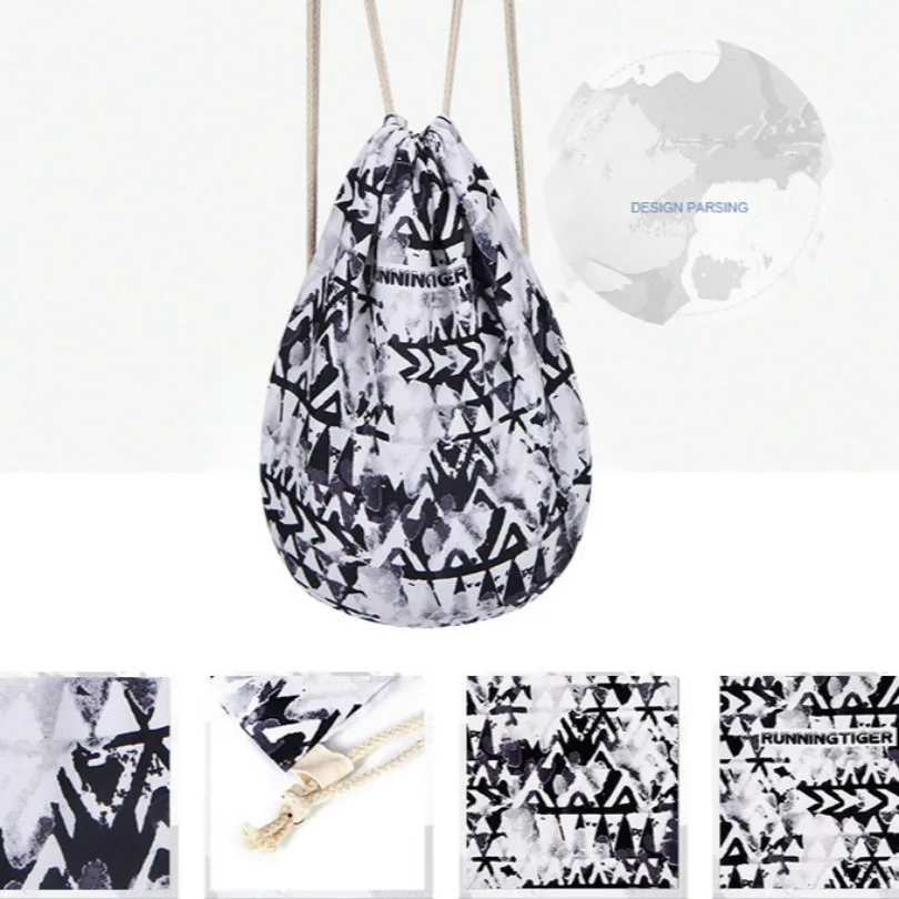 Женские сумки на шнурке Галактический космический рюкзак для мужчин с принтом