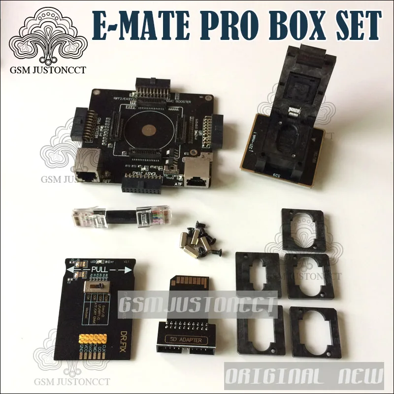 Новинка 2019 электронная сигарета легкий набор новая Emate Pro Box инструмент EMMC все в