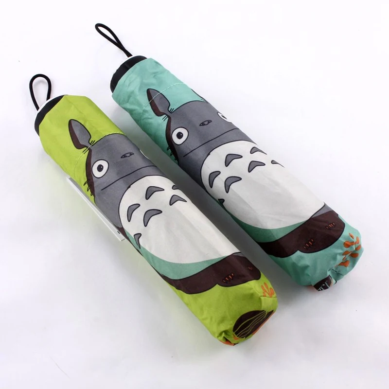 Творческий Тоторо зонтик Защита от солнца и дождя продвижение автоматической