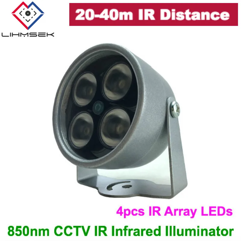 Lihmsek LM безопасности мини Тип CCTV 4 шт. ИК ArrayLED осветитель светильник 850nm Камера
