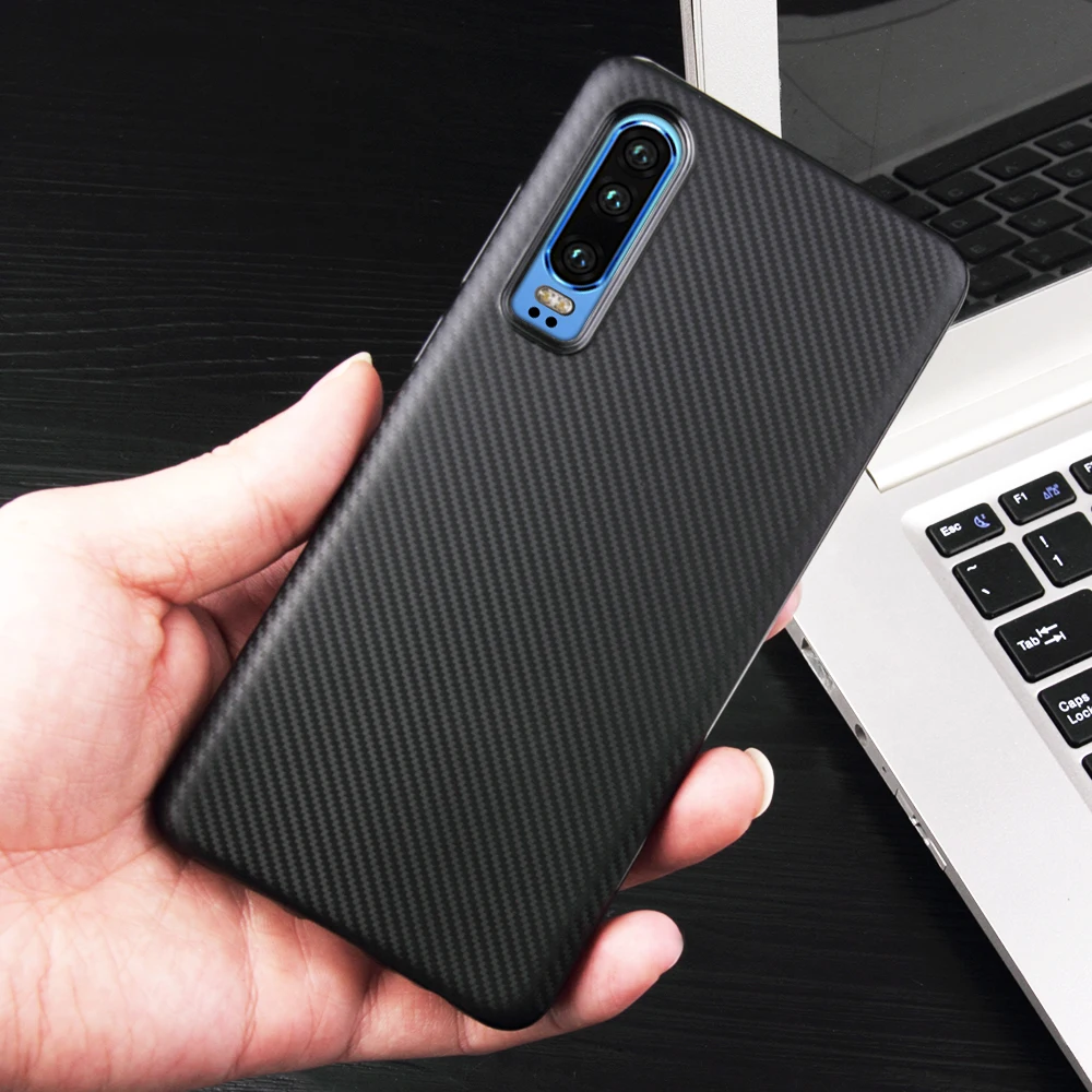 Корпус из углеродного волокна для huawei P Smart 2019 Y6 PRO Y7 Prime Наслаждайтесь 9 P30 Pro Honor 8X