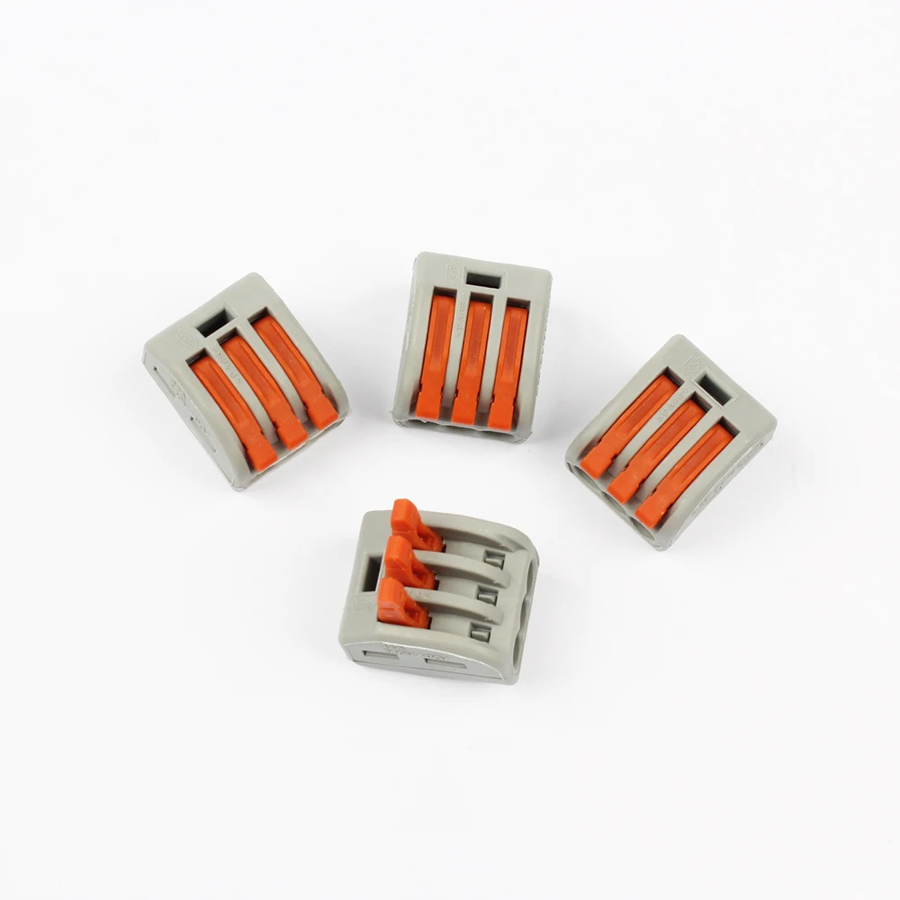 DIANQI 100 шт./лот PCT-213 222-413 3-контактный универсальный компактный проводной