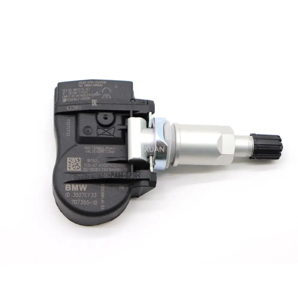 XUAN датчик давления в шинах TPMS 707355-10 для BMW 1 2 3 4 i3 i8 X1 X2 X5 X6 MINI F20 F21 F22 F23 LCI F87 M2 433 МГц |
